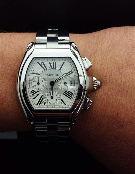 replica cartier roadster chronograph|cartier roadster discontinued.